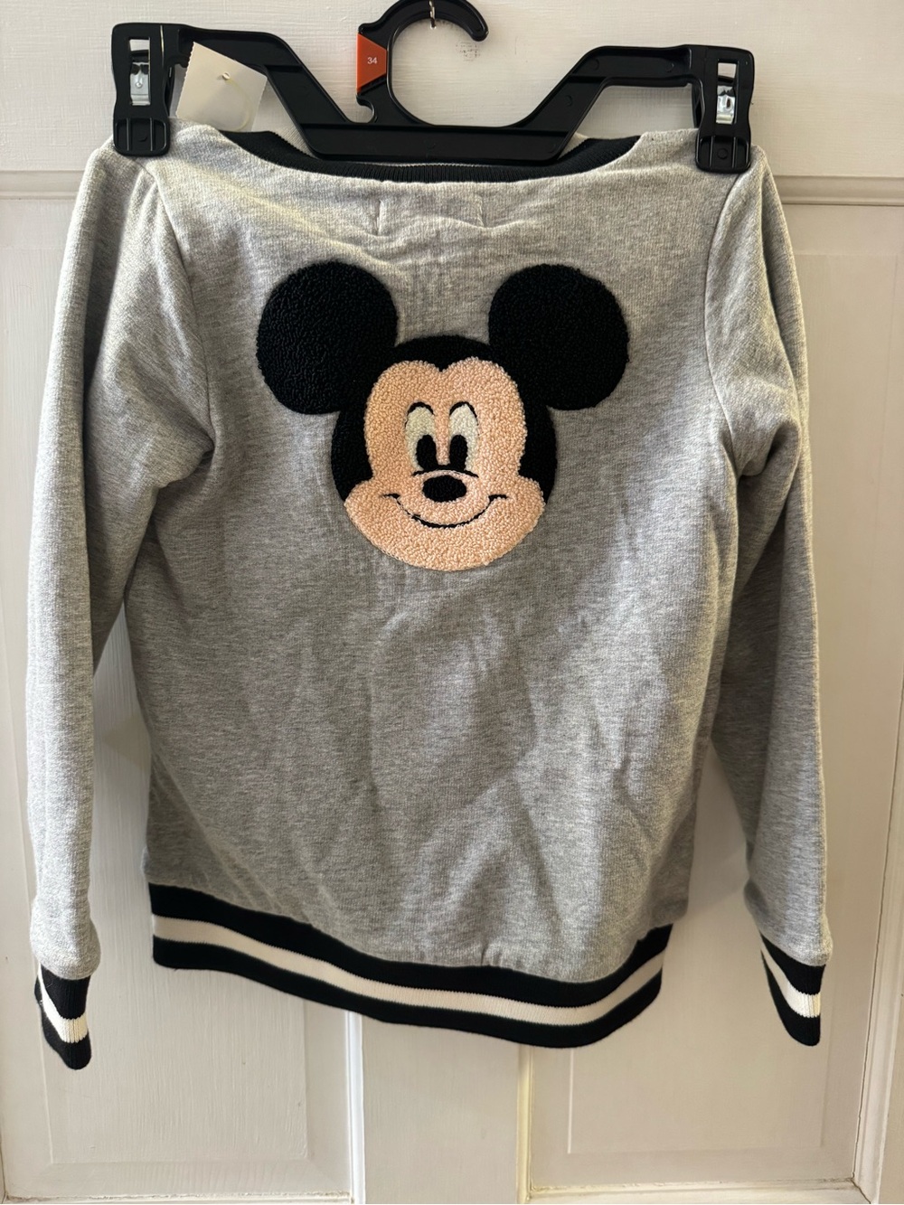 Monica & Andy Disney 100 Gray Mickey Mouse Embroidered Sweatshirt 6/7